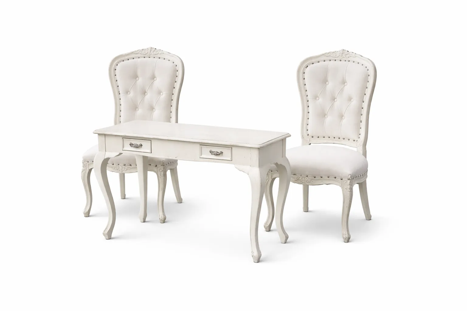 Chair - Luxury signing table and chair set