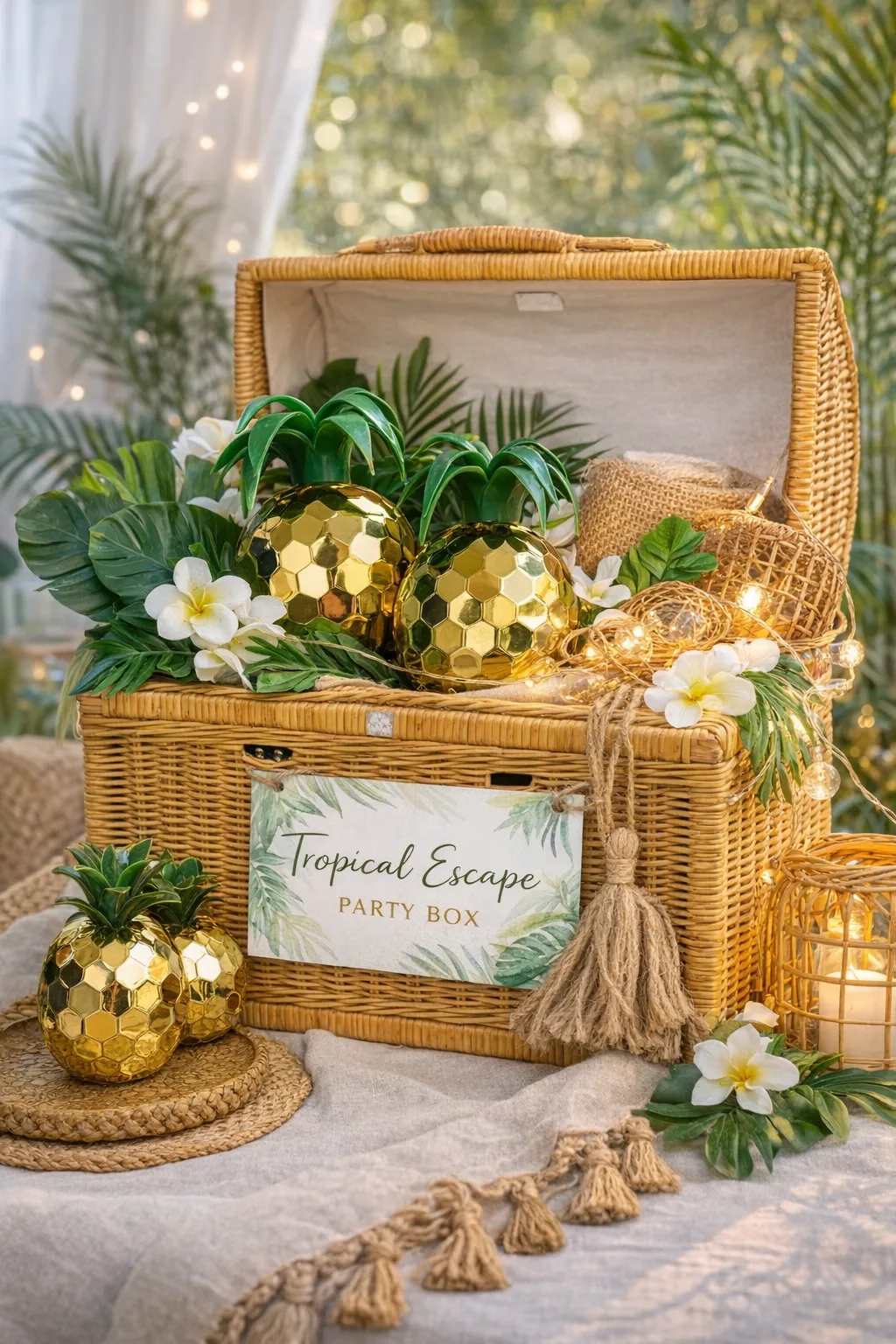  Styling - Tropical Escape Basket. All-In-One Theme Kit