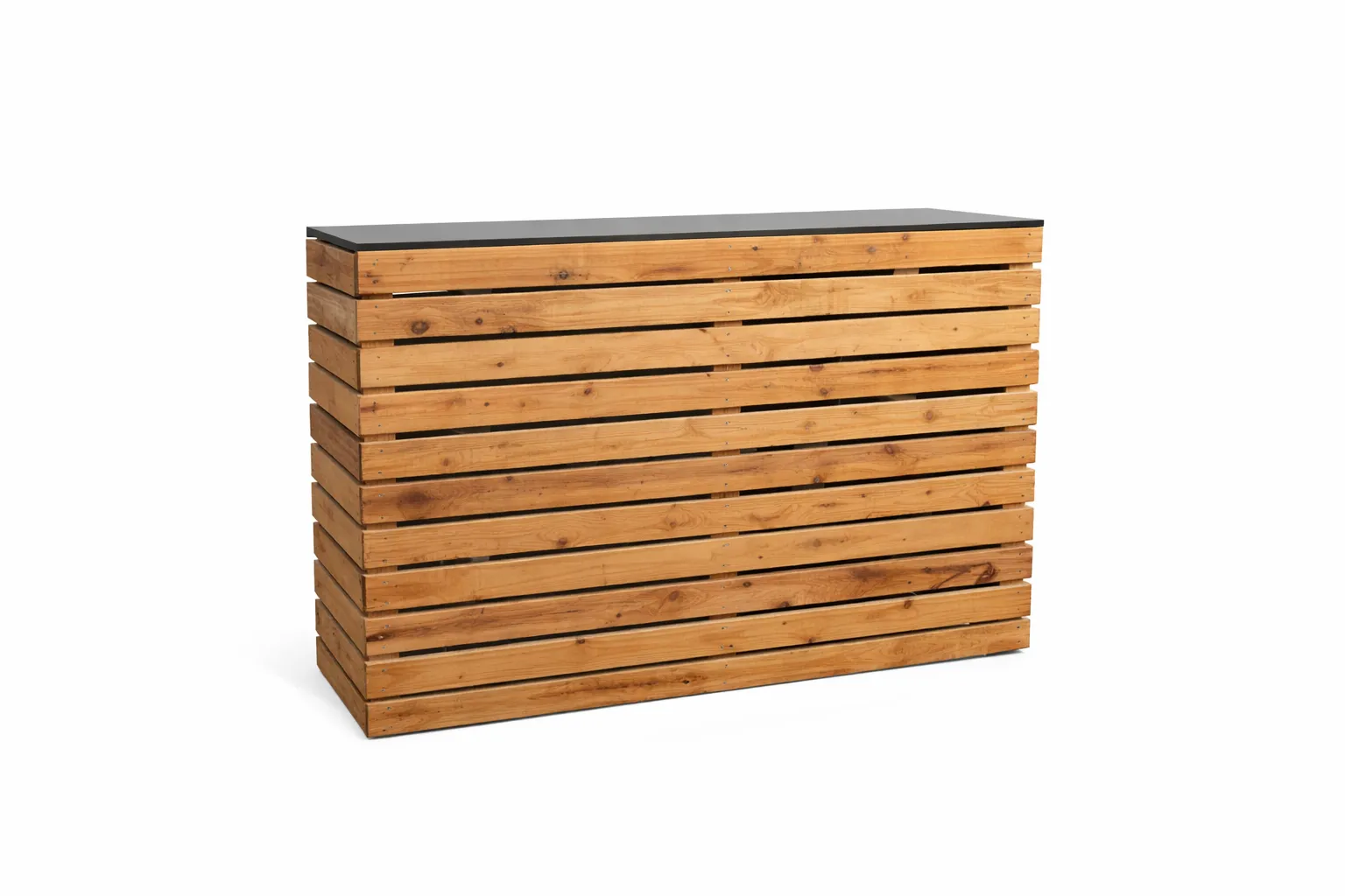 Rustic Timber Pallet Bar – Hire