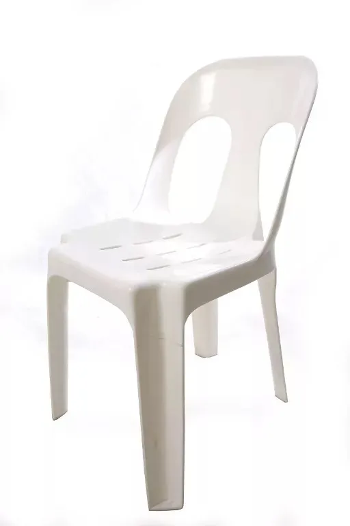 Chair Standard White Plastic Chair