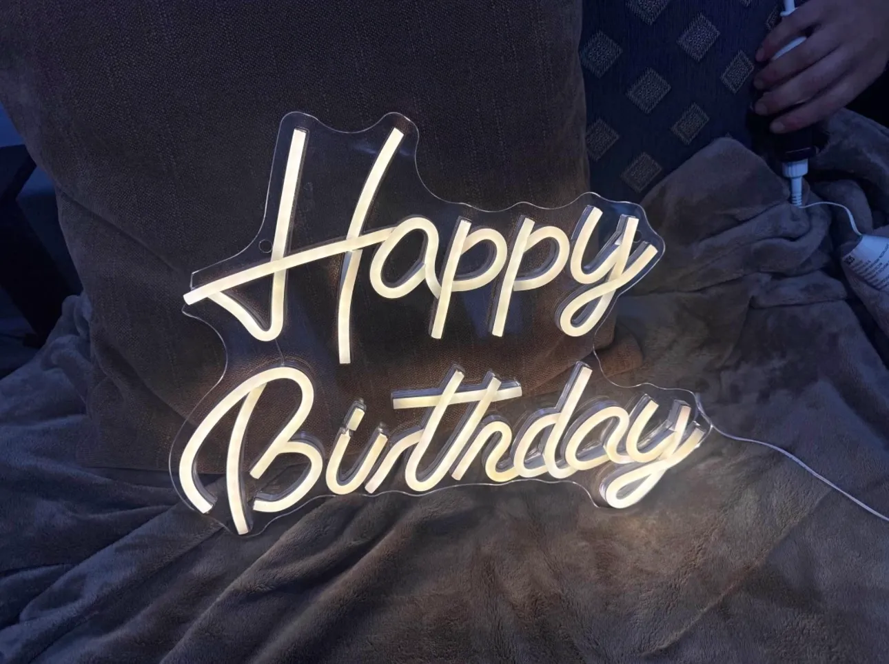 Sign - Neon Happy Birthday 