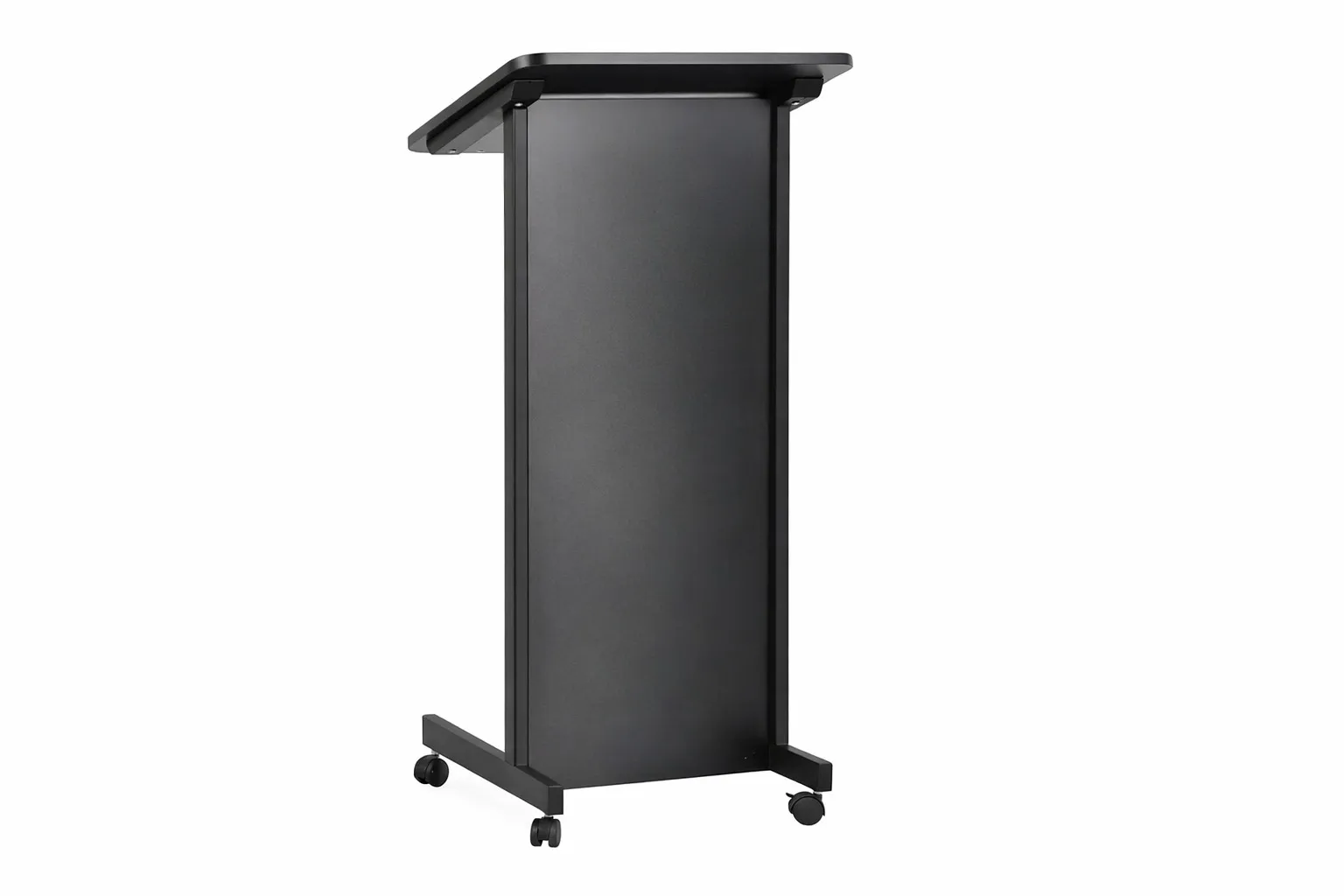 Lectern Black Premium with display frame 