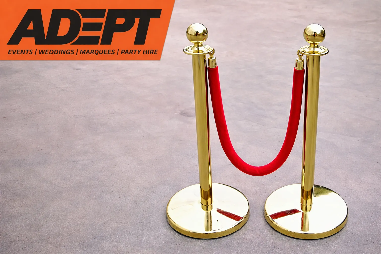 Gold Bollard Stanchion