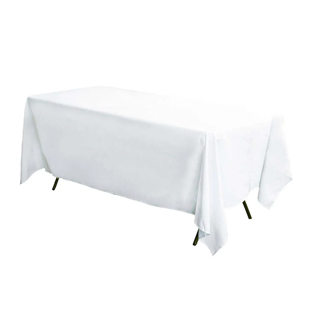 Tablecloth - White Rectangle 2.20m x 3.30m, commercial grade