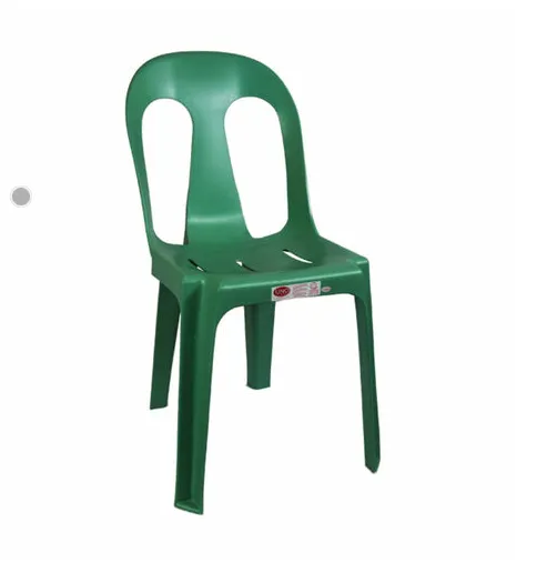 Chair - GREEN Plastic Chair - Suitable for BBQ 