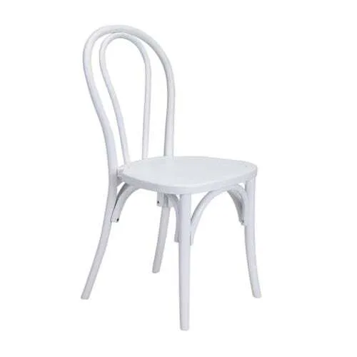 Chair - White Bentwood Chair 