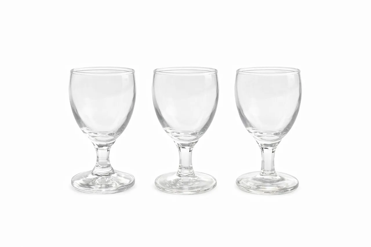 Glasses - Rounded Shot Glasses (10 Pack)
