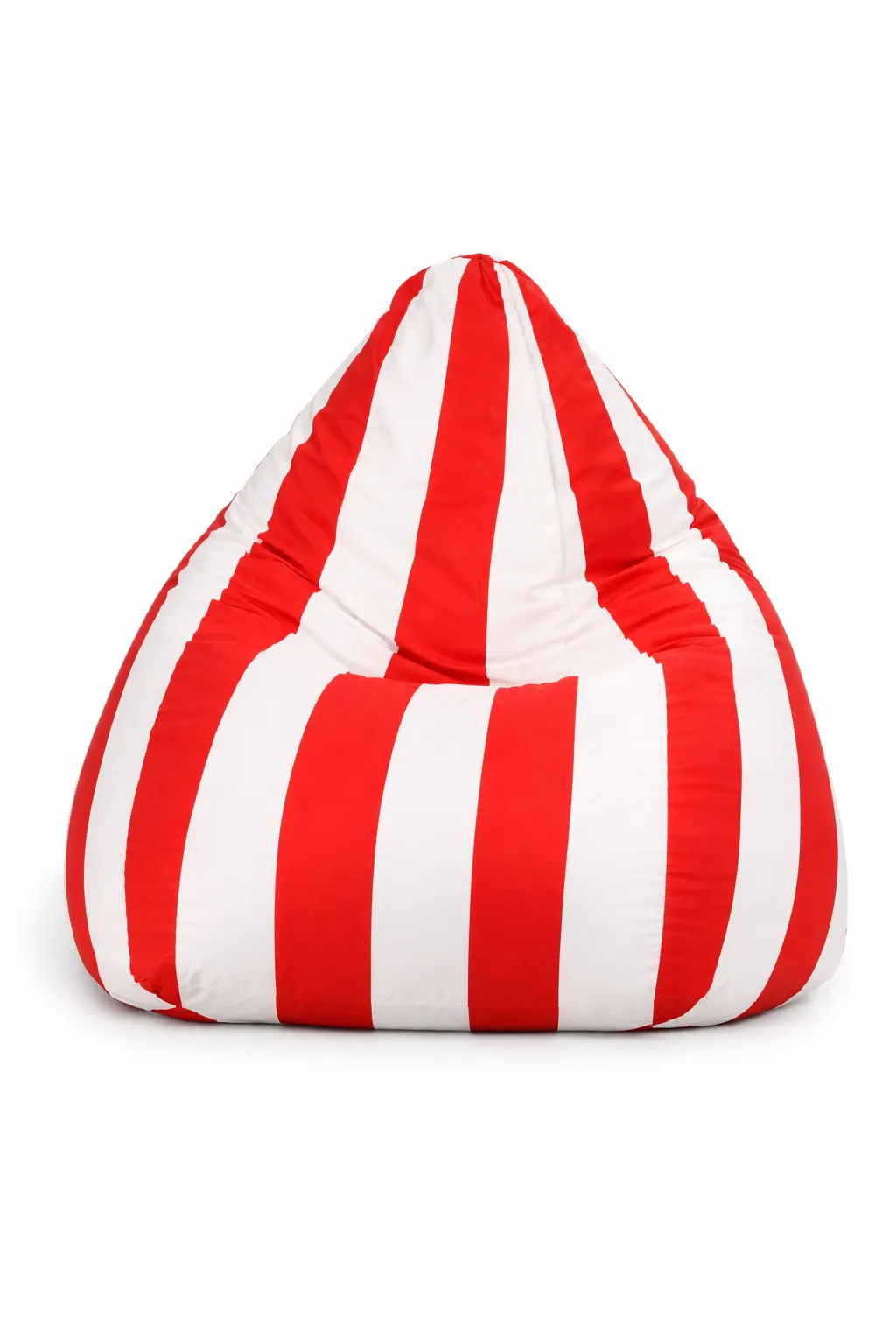Bean Bag Red and Pink Stripe 300-litre capacity for relaxed seating