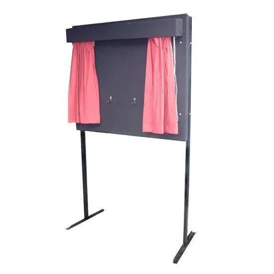 Unveiling Board BLACK (w/ Maroon Curtain on Stand)