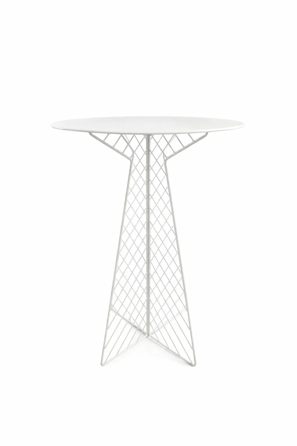 Table - White Dry Bar with White Top Tables