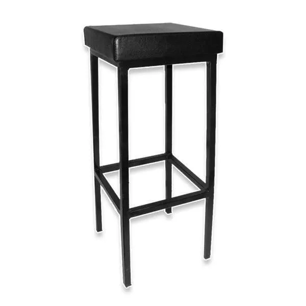 Stool - Black Padded