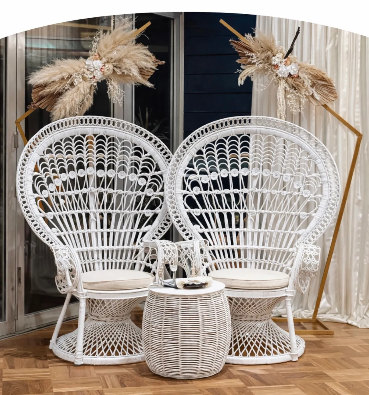 Bundle x2 Peacock Chair