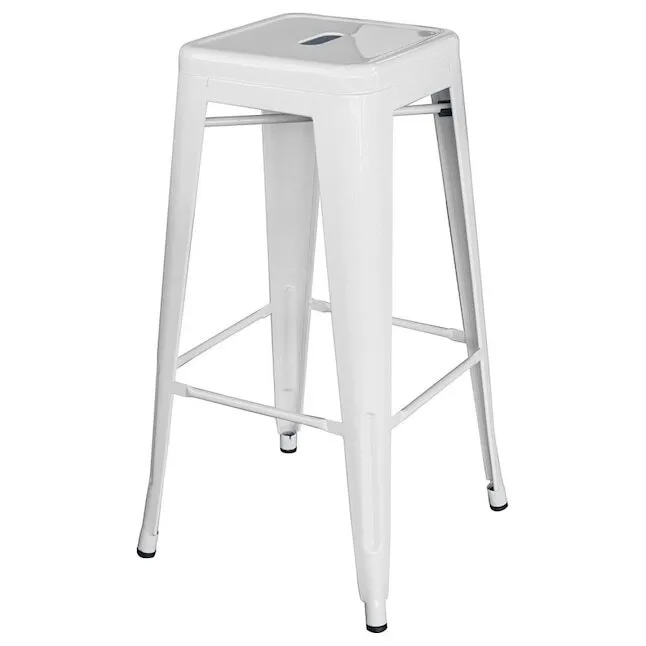 Stool - White Tolix Premium  