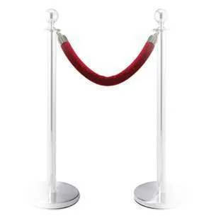 Red Bollard Rope (Chrome)