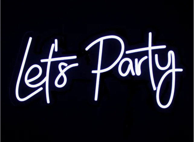 Sign - Neon Let's Party 