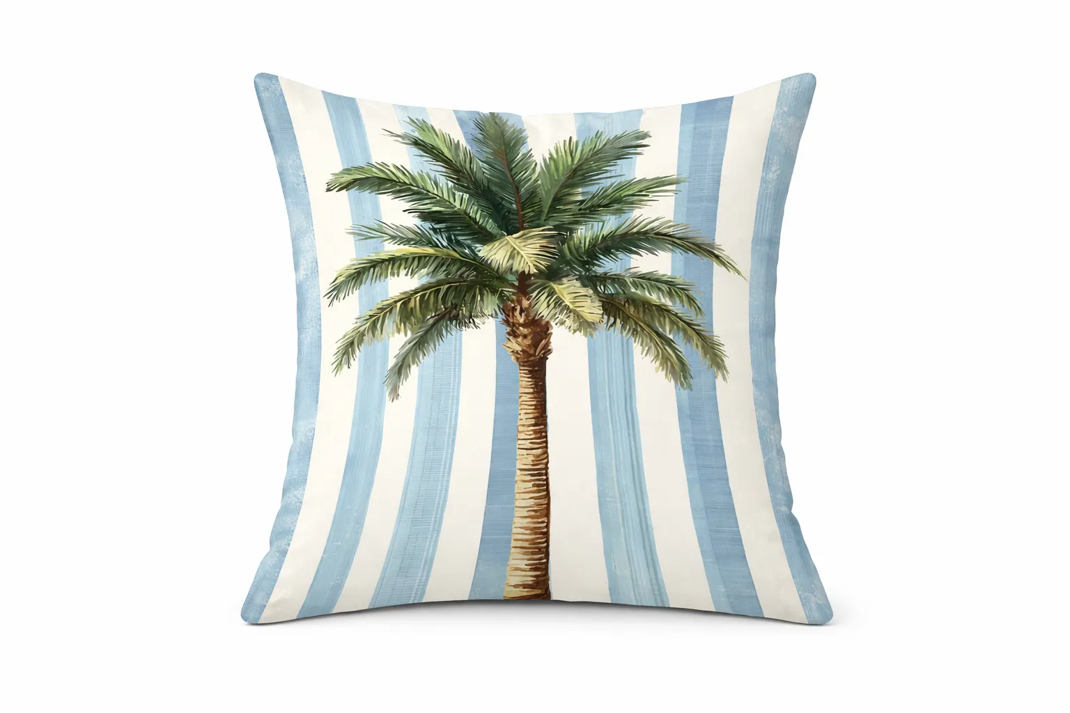 Cushion - Blue Striped Palm 50x50 cm cushion 