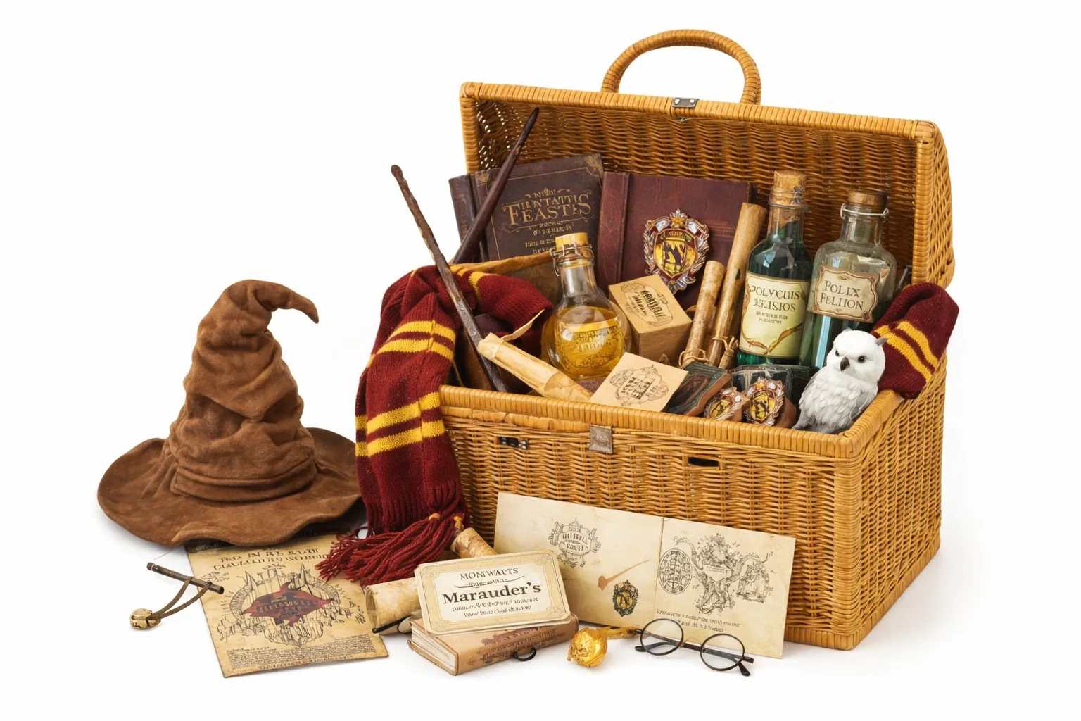 Styling - Harry Potter Party Basket. All-In-One Theme Kit
