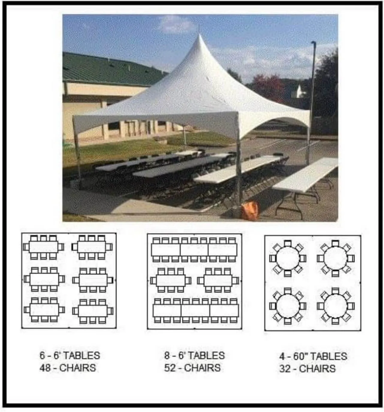  Marquee pergoda 6m x 18m