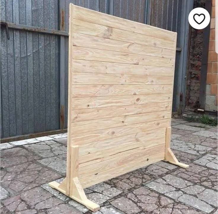 Wood backdrop or sign stand 