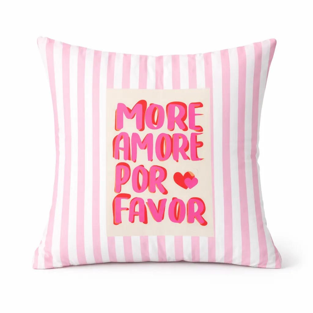 Cushion - Pink Amore 45x45 cm cushion 