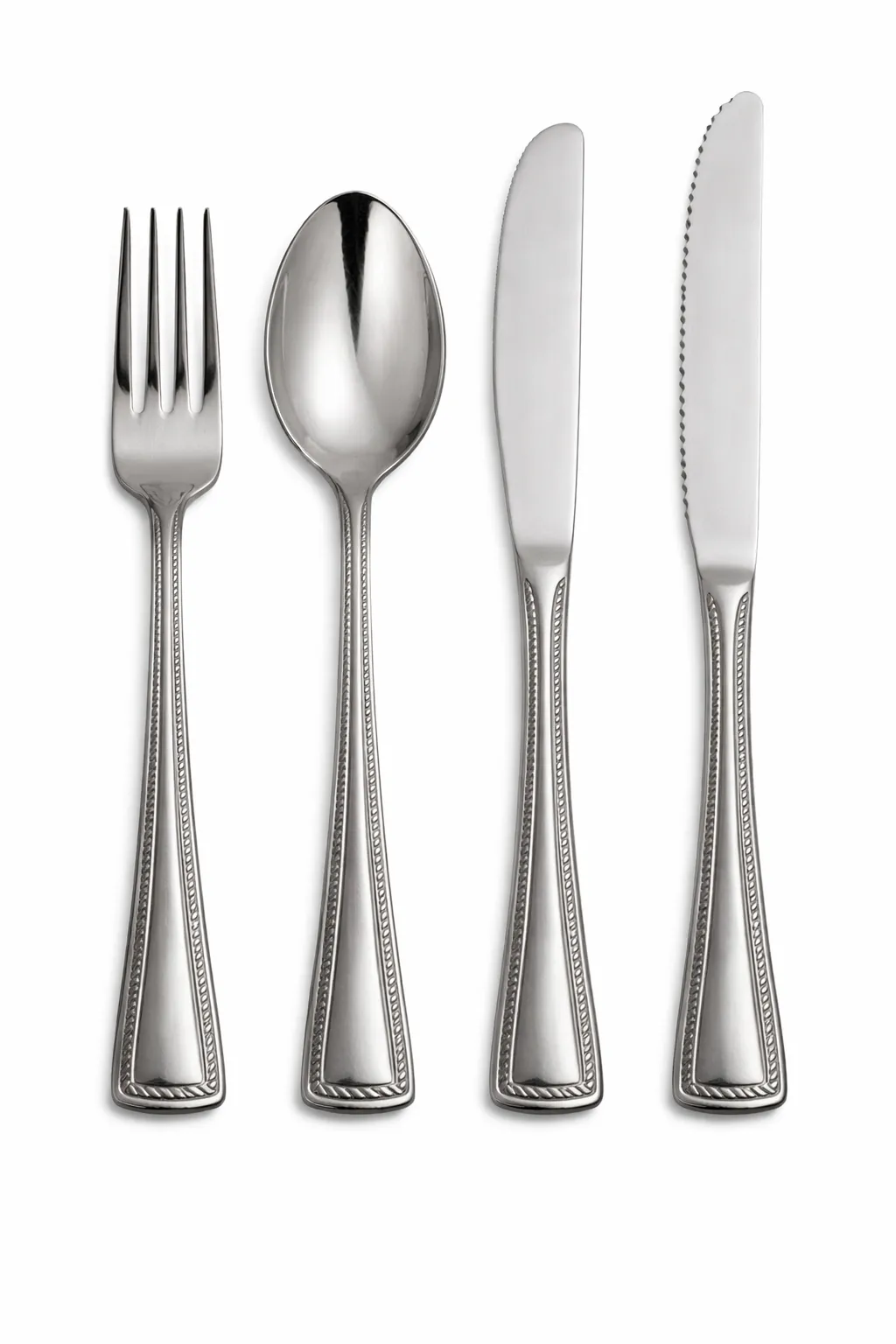 Cutlery - Set. Knife, Butter Knife, Spoon and Fork (1 Set)