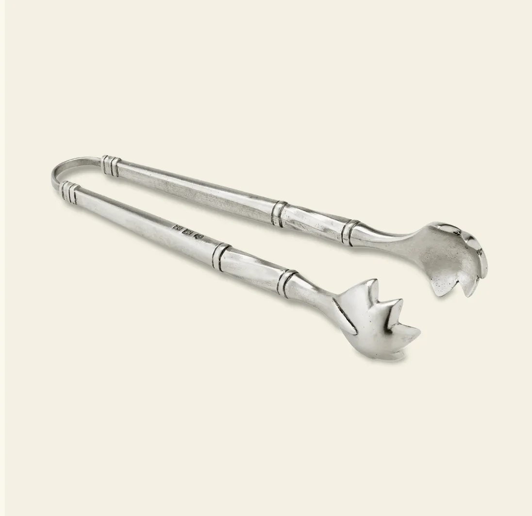 ice tongs match pewter tongs 7.5"