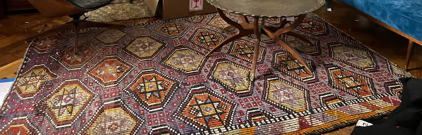 vintage turkish kilim