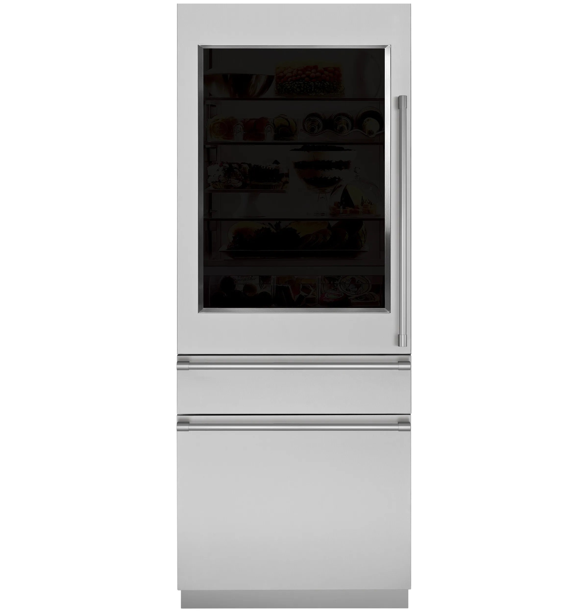 GE Monogram fridge glass door 30" 