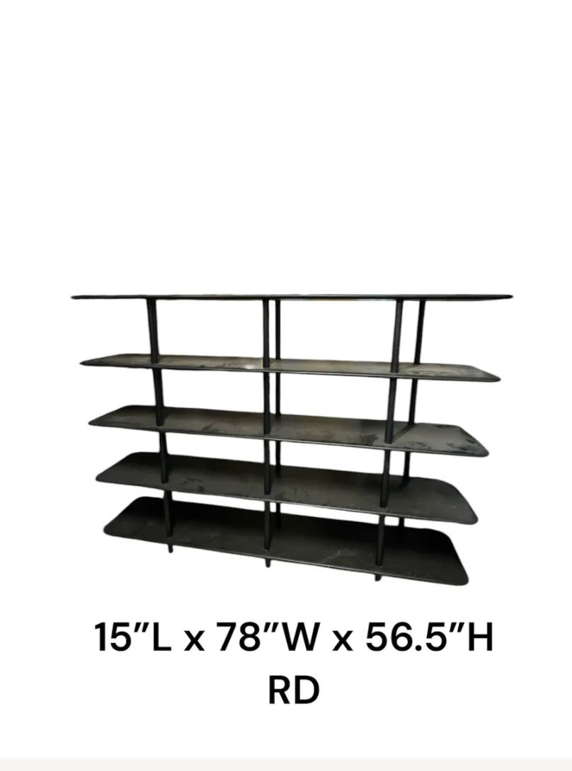 Aero shelving high black DWR 15'd x 78"w x56.5"h