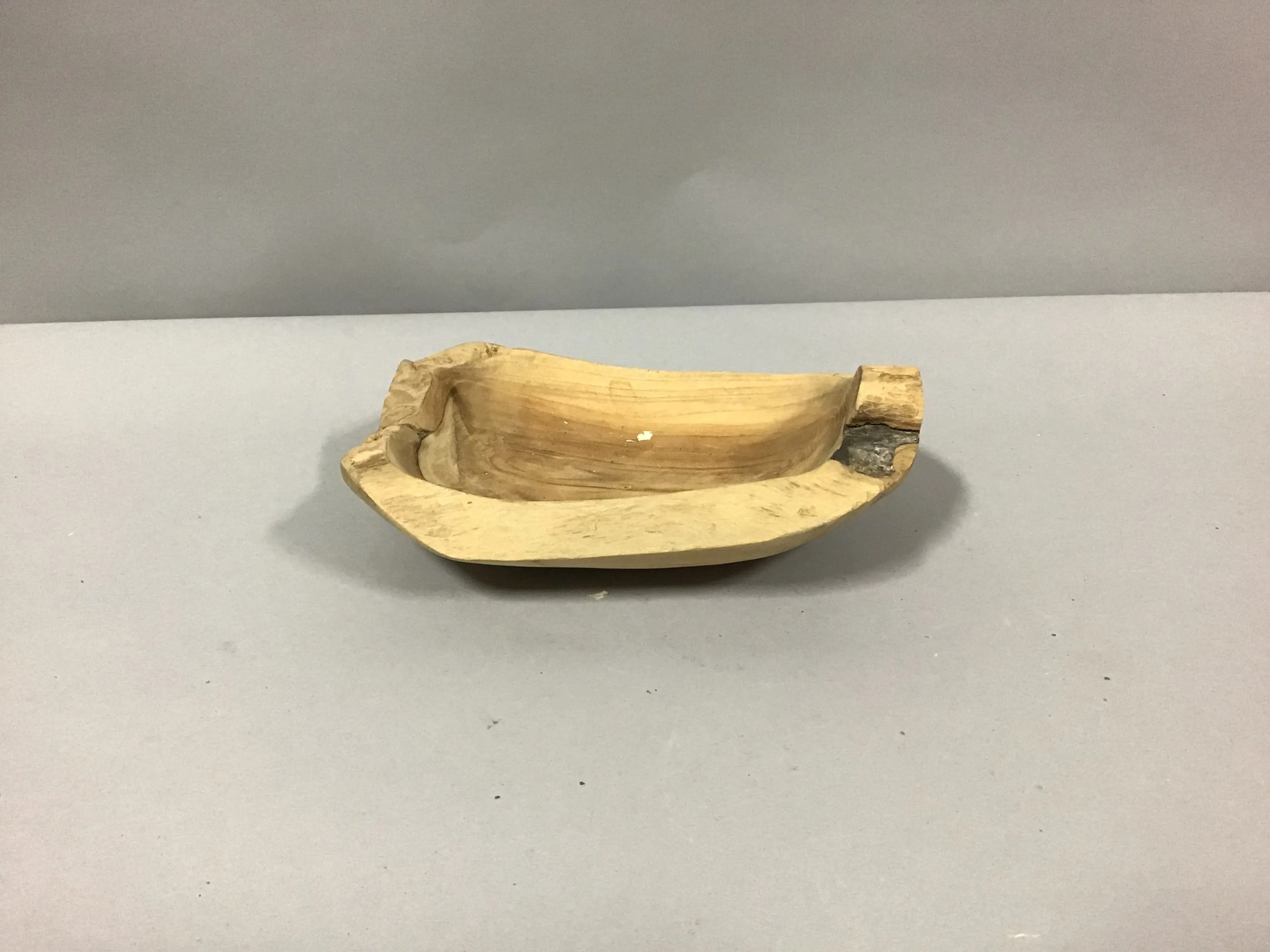 carved wood bowl organic