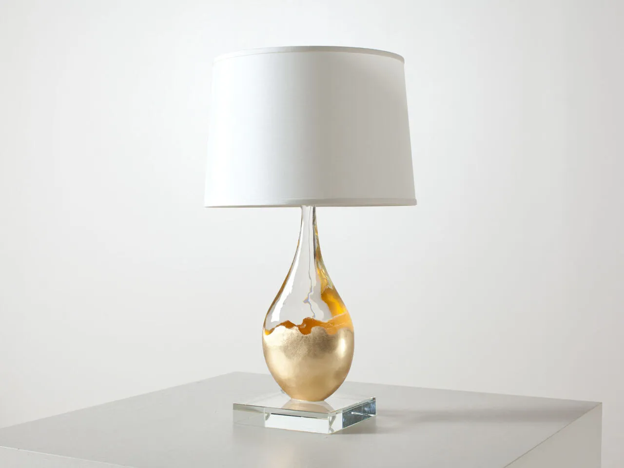 Juliette  gold glass crystal table lamp 