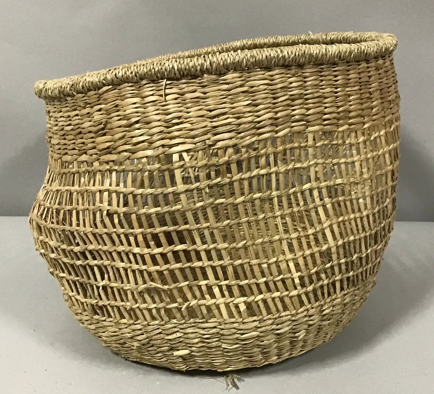 open weave basket  11.75h"x16"w