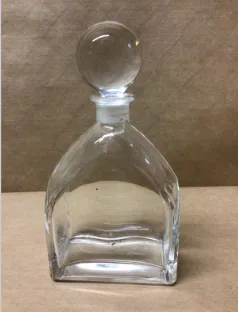 decanter crystal 5x3x11"