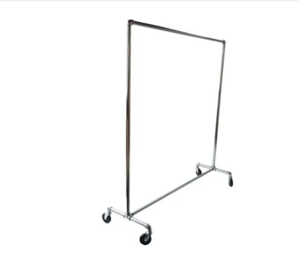 wardrobe pipe rack chrome