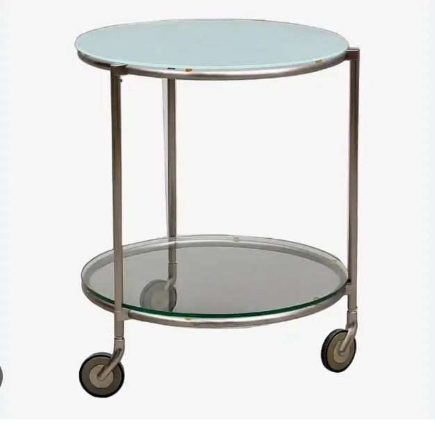 1990 vintage ikea strind trolly 20"dia x24h"