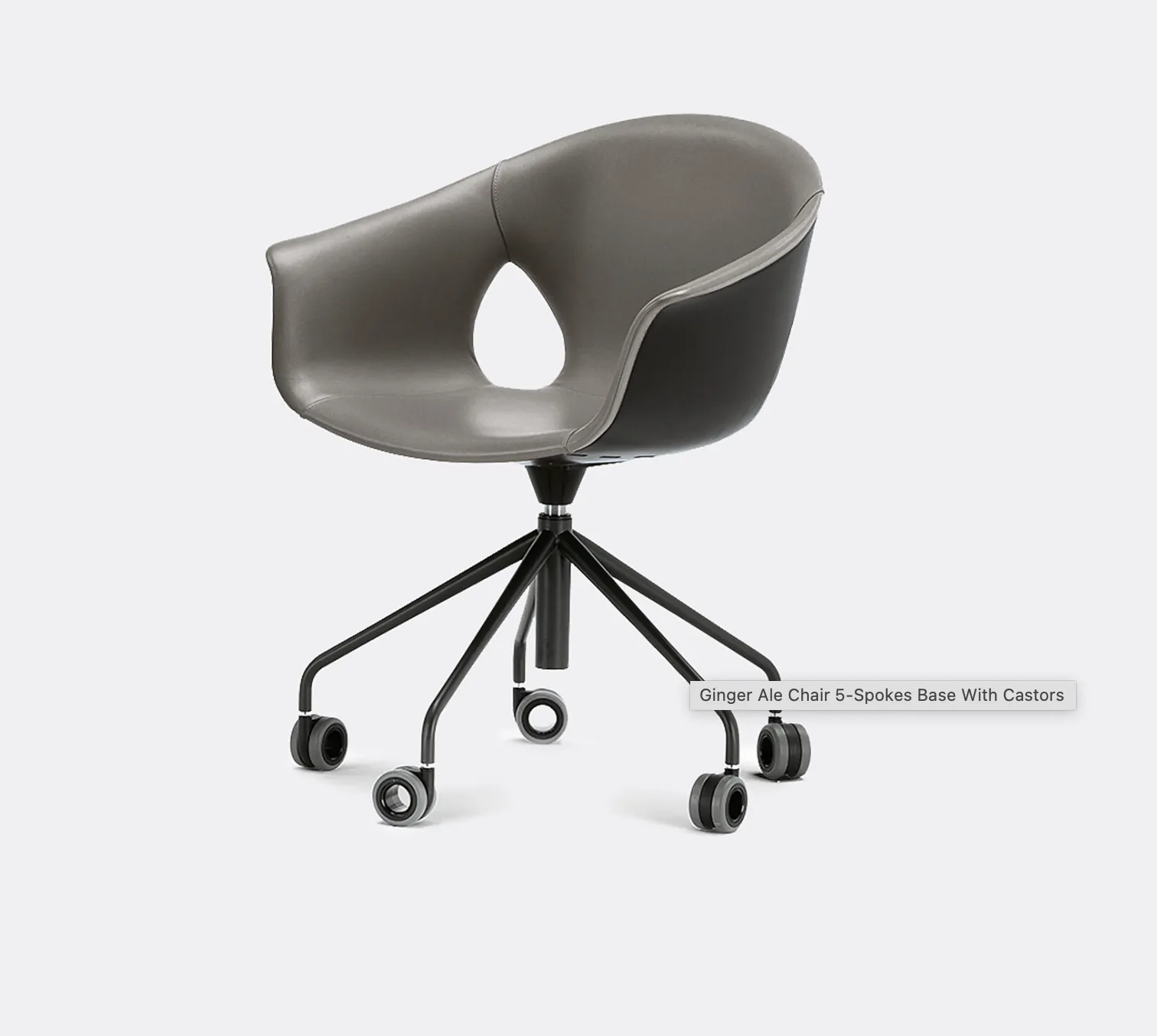 gray office chair Poltrona Frau rolling office office chair 