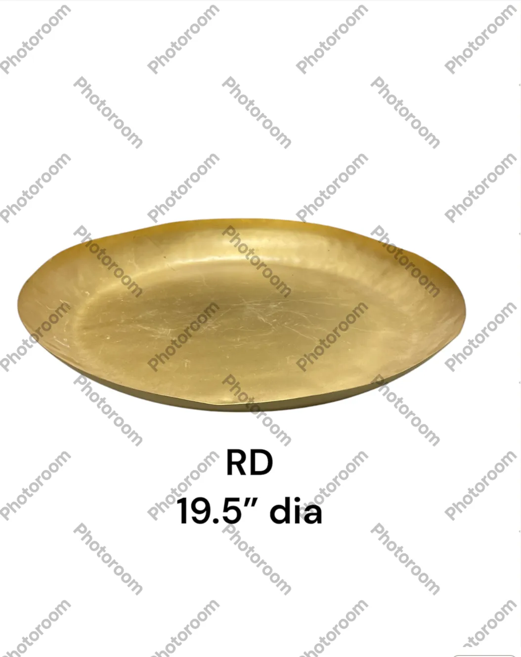 thin brass tray /plate handmade