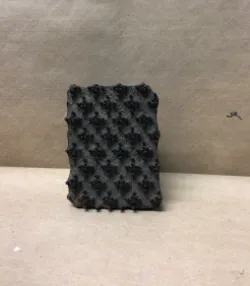 wood print block