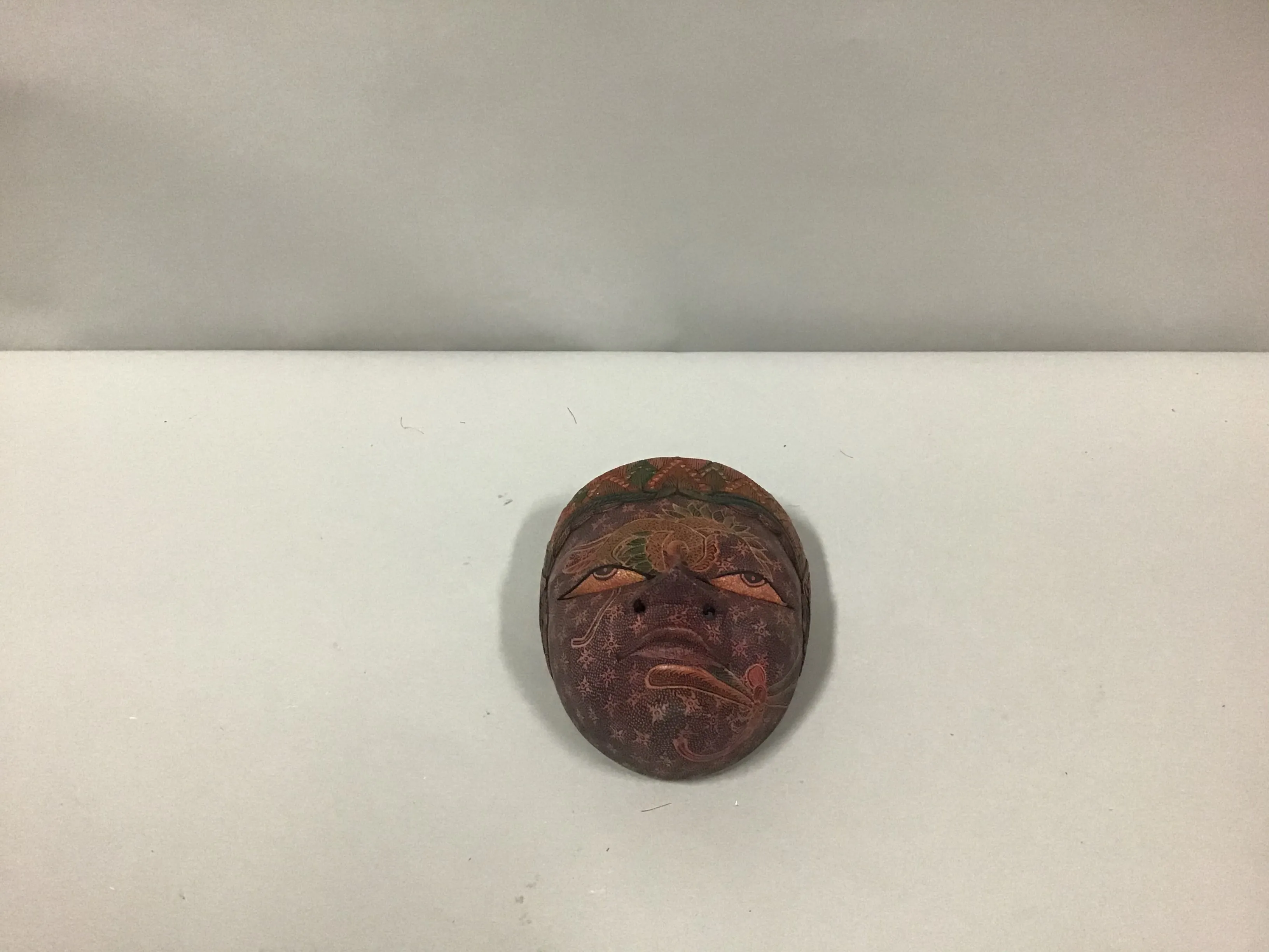 tibetan mask painted 