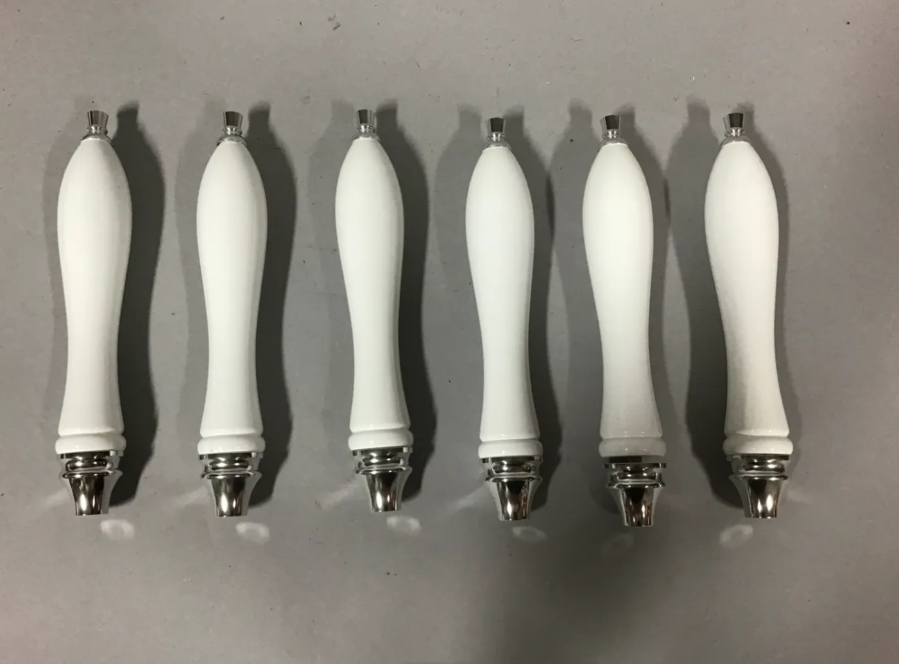 beer tap handles white 