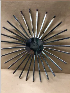  Zgallerie mirror with spikes 20"dia