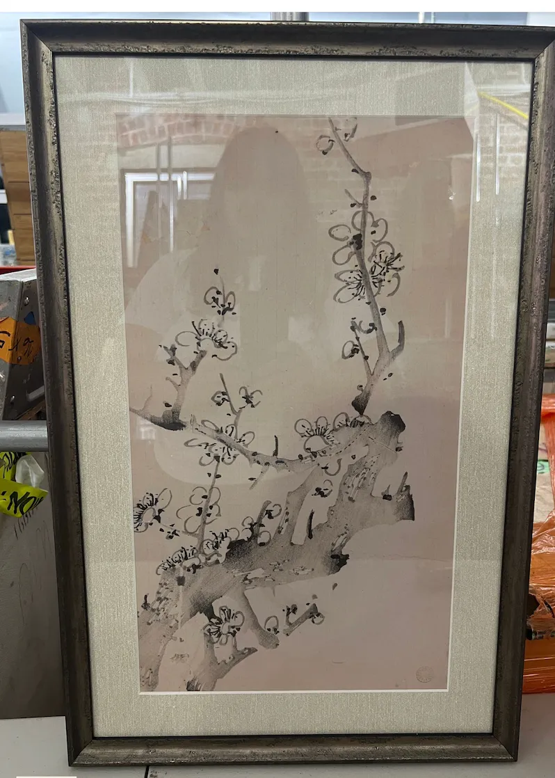 black an white ink drawing 