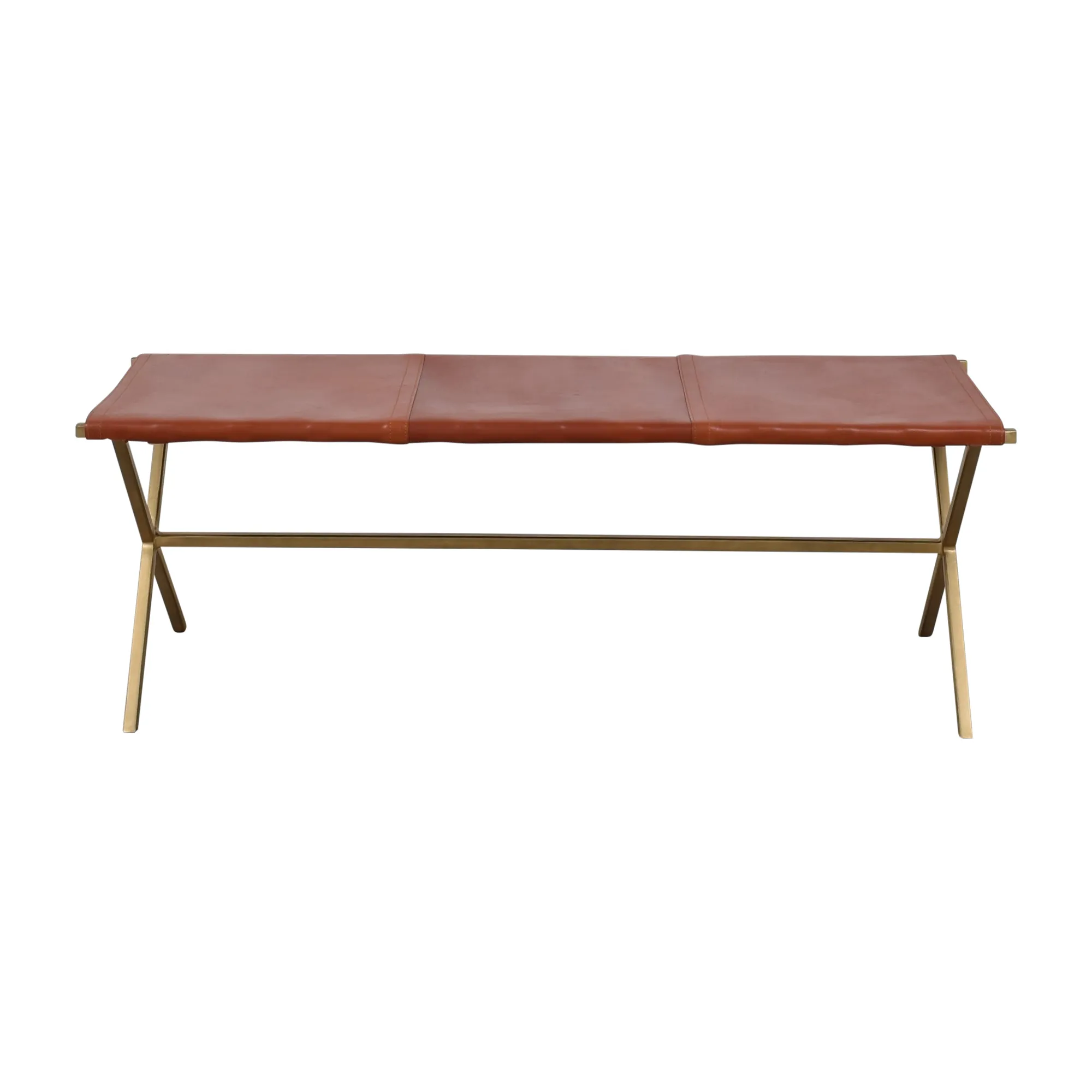directors bench leather cb2