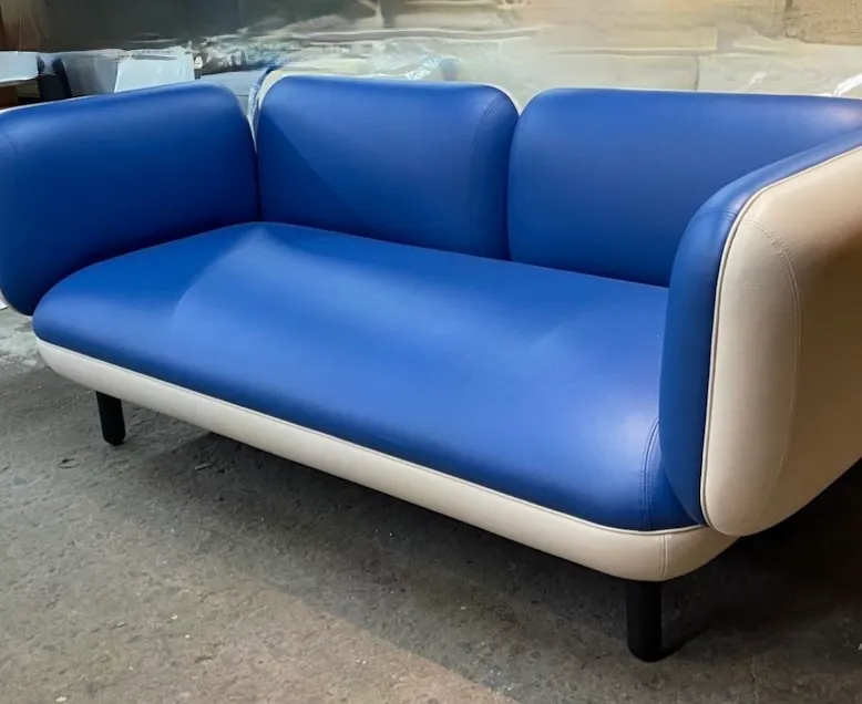 cassina love seat 2 toned blue on white /sister white on blue 