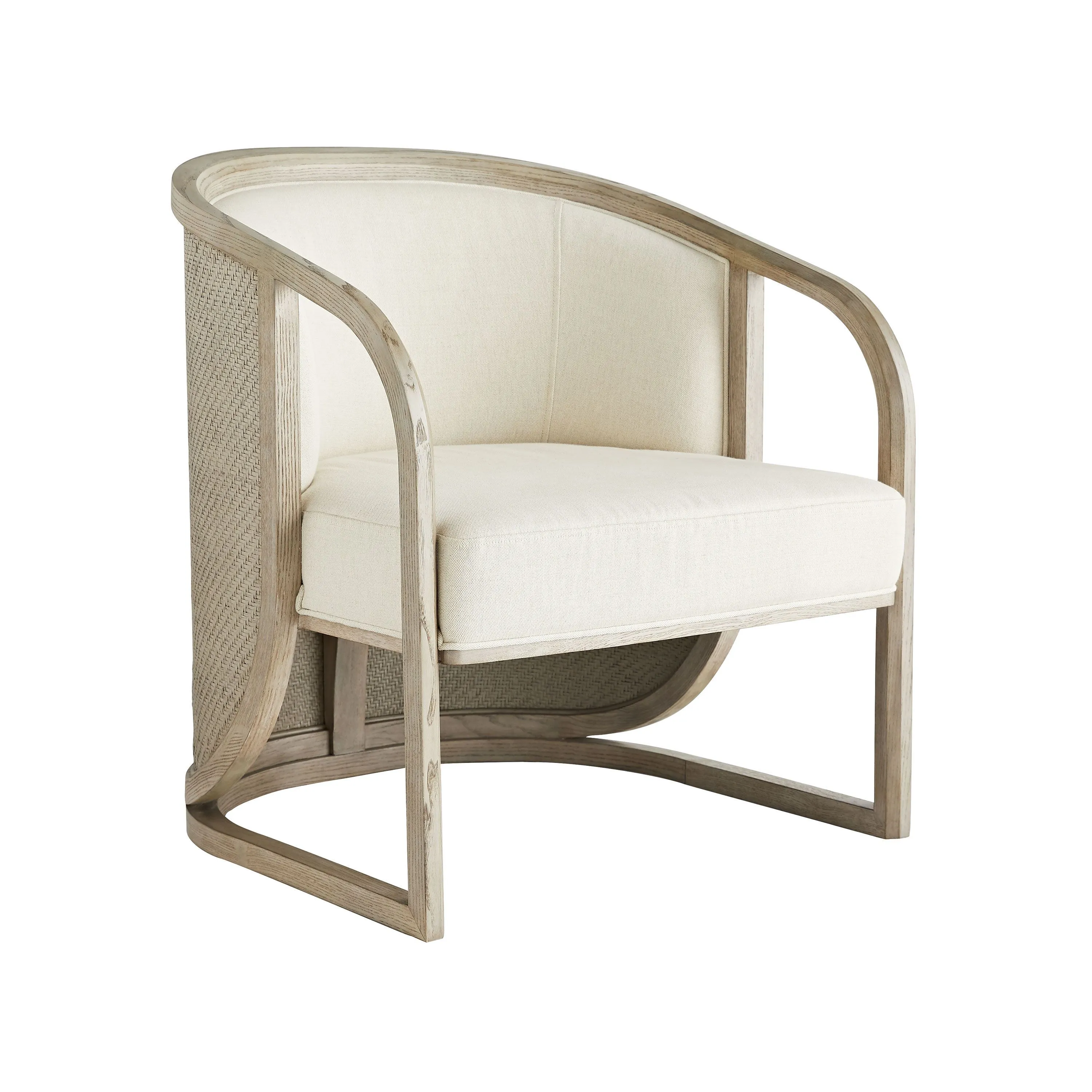 fortuna lounge chair wood lounge chair white cushions 