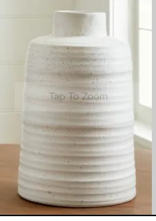 white vase