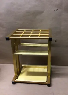 brass Glaro umbrella stand 
