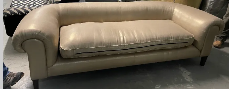 gatsby gold sofa from ochre 87"w