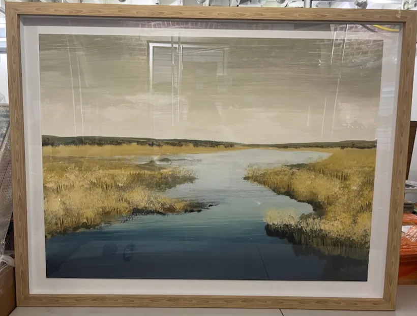 "blue water marsh"  art