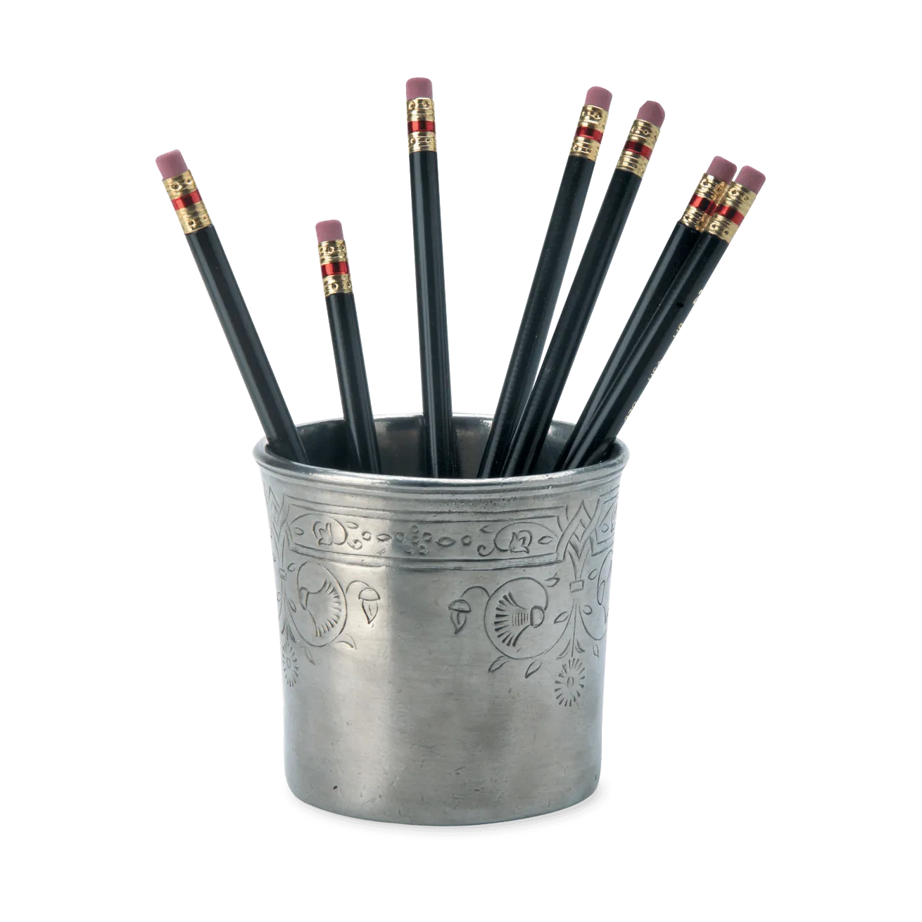 match engraved pencil cup